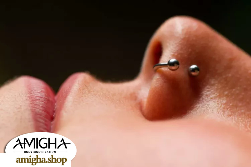 مراقبت و نگهداری پیرسینگ بینی 